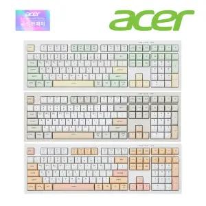 에이서 저소음 멤브레인 유선 키보드 저소음 무선 마우스 패키지