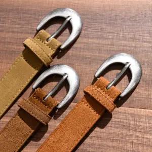 [롯데백화점]피그먼트 올드 스웨이드 벨트