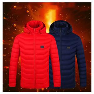 발열 점퍼 온열 열선 9 지역 가열 열 조끼 난방 USB 의류 야외 코트 전기 겨울 남성 스포츠 따뜻한 재킷 여성