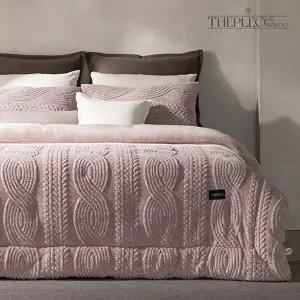 [더플레오](SK)단잠 니트 자카드 극세사 베딩 풀세트
