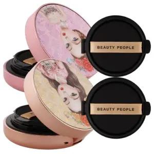 DP1_[뷰티피플 철벽녀]시즌16 두유&단백질 크림앰플생기 톤업쿠션 본품 2개+리필 2개