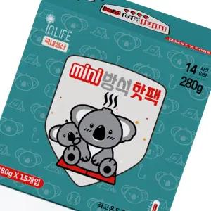 인라이프 미니 방석 핫팩 280g 15개입