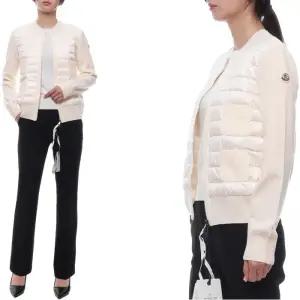 25FW 여성 니트 믹스 패딩 점퍼 (9B51000 A9018 034 25F)