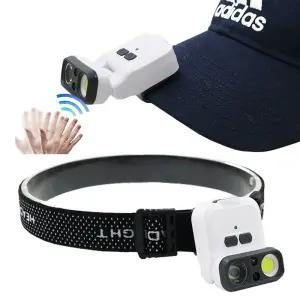 센서 LED COB 충전 낚시 모자 랜턴 캡라이트 헤드랜턴/머리/후레쉬/헤드렌턴/해드라이트/낚시용/안전모