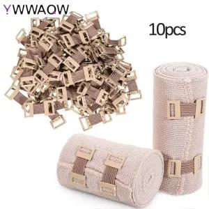 언더랩 붕대 클립 랩 금속 걸쇠 교체 붕대용 10개
