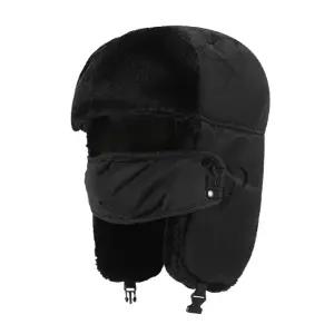 클래식 방한모자 군밤모자 털 귀달이 귀마개 마스크 귀도리 겨울 스키장 등산