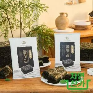 [25년 햇김!]자연찬가 두번구운 진도 곱창김 10매x20봉 (총 200매)