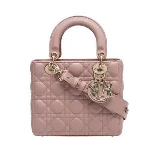 [중고명품] 핑크 레이디  마이 ABC 금장 스몰 토트백