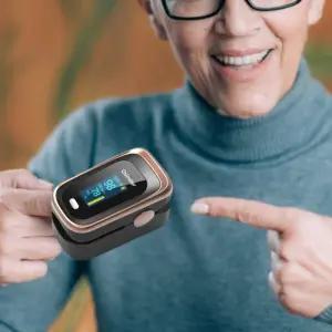 산소포화도 측정기 BLACK 색상랜덤/의료기기/심박수/디지털/헬스/케어/고급/건강/웰빙/옥시미터/맥박/혈중