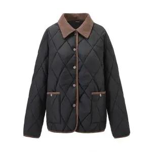 [보니스팍스]다이아 퀼팅 카라 배색 패딩 점퍼 XP4JJ057L0 _P412978712