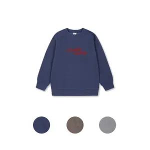 MKE4TR1203 남아) 테마 윈터캠프 멜란지 텍스쳐 플리스 스웨트셔츠