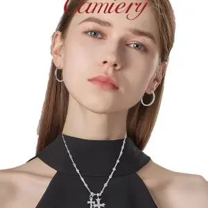 크롬 하트 목걸이 실리크롬 CH 펜던트 십자가 팬던트