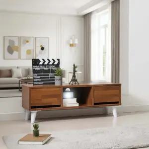 2칸 서랍 선반 거실장 사이드협탁 소품정리 티비수납장 간편한 티비장식장