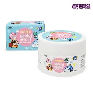 로보카폴리 베이비 파우더 100g 무석면 저자극 땀띠 방지 아기땀띠 분통 피부관리