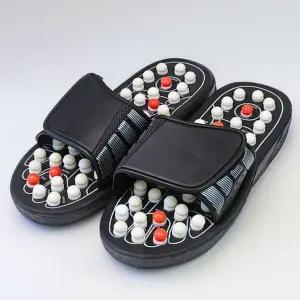 발 지압 슬리퍼 홈케어 마사지 발 지압 슬리퍼 발바닥 건강 발피로 피로 충격 욕실 회복 여자 남성 여성