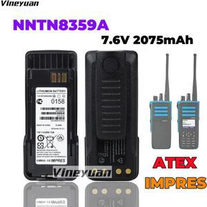 모토로라 라디오용 NNTN8359A IMPRES ATEX 배터리, DP4000ex DP4401ex DP4801ex XIR P8608EX XIR P8668EX X