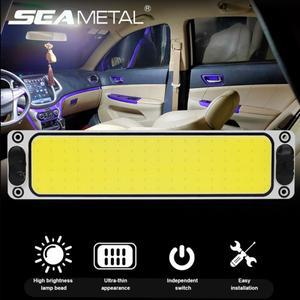 자동차미등 호환 SEAMETAL 54108LED 12-24V 자동차 독서등 야간 스트립 조명 실내등 천장등 (밴 트럭용 온
