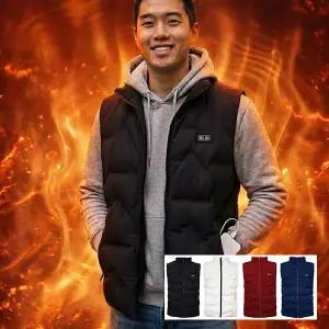 고스카 GOSKA 생활방수 방풍 USB 세탁가능 온열 발열조끼 신형/ 보조배터리 미포함