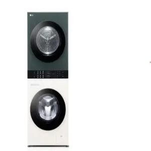 LG전자 트롬 오브제컬렉션 워시타워 컴팩트 W10EGN 세탁기 건조기 세트 베이지 그린 상하