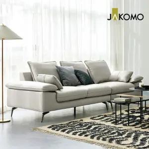 프리즈 3.5인 럭스 통가죽 천연면피 소가죽 소파