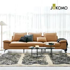 프리즈 4인 럭스 통가죽 천연면피 소가죽 소파