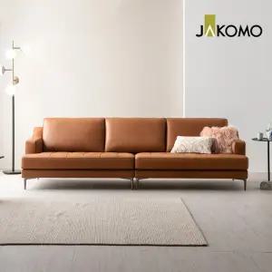 데이즈 3.5인 천연면피 소가죽 소파