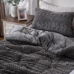 [벨리에르] 스칸디K 극세사 이불+베개커버세트(슈퍼싱글)