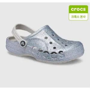 [크록스]바야 글리터 클로그 키즈 실버 207015-040_s