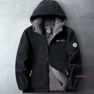 벨벳 남성 노르웨이 자켓 두꺼운 남자 빅사이즈 폴라폴리스 후드 후리스 점퍼 집업 워크웨어 klm3