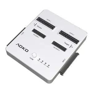 오프라인 mSATA/SATA/m.2 복제기 듀얼 도킹 복사기 하드복사기