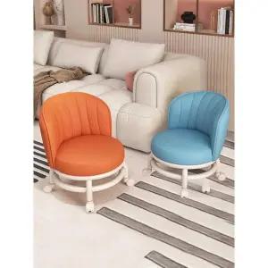 낮은 등받이 의자 이동식 네일샵 좌식 낮은의자 미니 스툴