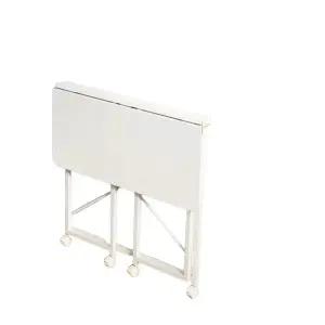 바퀴달린 접이식책상 슬림 창가 이동식 접이식