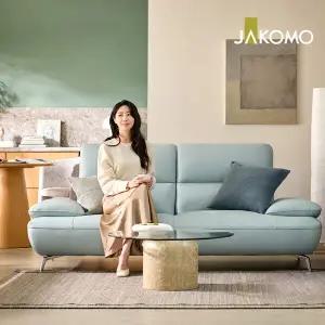 [자코모] 젬마 3인 천연면피 소가죽 소파