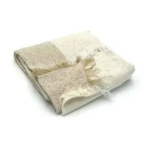 GUNNEMOR 군네모르 담요 스로우 130x170cm 투톤 패브릭 이불 쇼파커버 캠핑