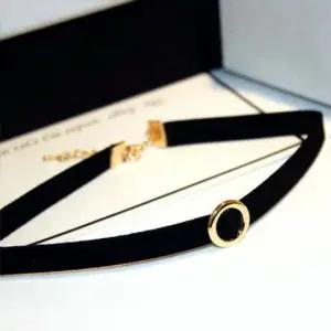 스웨이드 싱글라운드 초커-블랙DG 예쁜목걸이 초커목걸이 패션목걸이 패션초커 여자목걸이