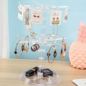 투명 귀 걸이 진열대 귀걸이정리함 2단진열대