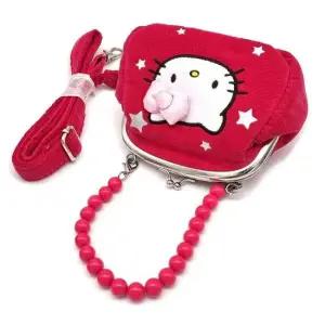 키티 코르텐 레드 구슬 크로스 가방 유아가방 유아크로스백 미아방지가방