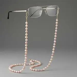 핑크진주 비즈 마스크걸이 6mm 크리스탈 진주 고급 AAA 목걸이 겸용