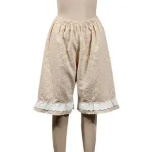 편안한 착용감 여성 5부 파자마 엘로우 홈 오노마 바지 팬츠