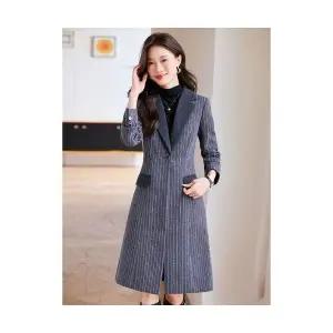 여자 정장 자켓 모직 코트 가을 겨울 오피스룩 캐주얼 도톰한 스몰 BE4