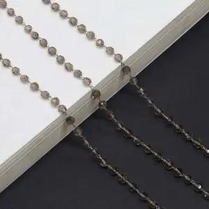 골드 마스크걸이 목걸이 안경줄 비즈 크리스탈 안경소품 그레이 겸용