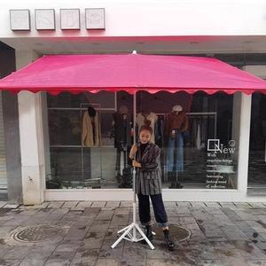 파라솔 사각 테라스 차양막 하프 접이식 방풍 발코니 야외