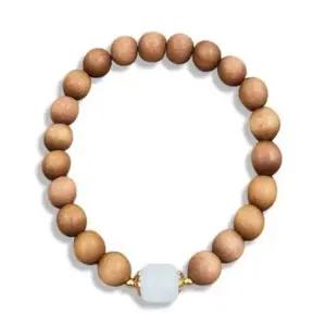 비즈팔찌 여름팔찌 향나무 염주 팔찌 우드