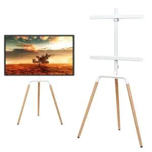 TV 거치대 ME65 이젤형 스탠드 화이트 40-65in 티비 (WFJ5PHQ)