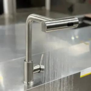 백조씽크 3way 주방수전 싱크대 원홀 수도꼭지 고니6004