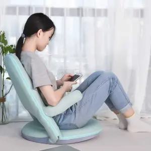 좌식 의자 등받이 각도조절 식당 인테리어 허리 오동나무