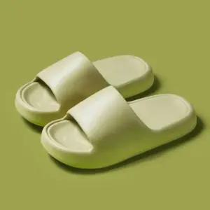 키높이 슬리퍼 여성 편한 푹신한 사무실 실내화 그린 (WFJPVL9)