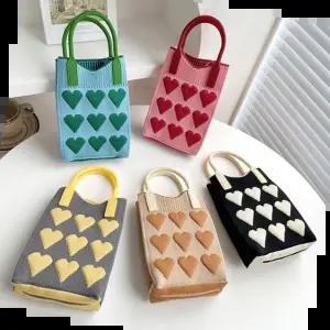 정장백팩 여자 패션 니트 핸드폰 소지품 미니스퀘어백 크로스백