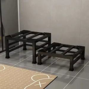 드럼세탁기 받침대 프레임 강화 검정 하부장 철제