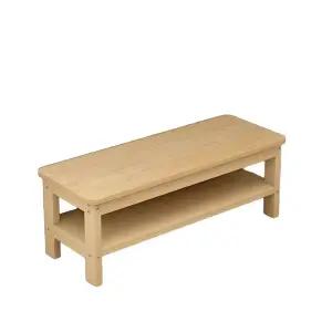 폭좁은의자 원목 긴 선반 벤치 단층 웨이팅 침대틈새